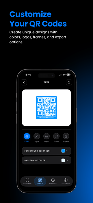 QR Reader & Generator Screenshot 4 of 6