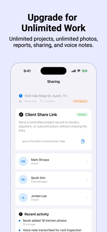 ProFlow360 screenshot
