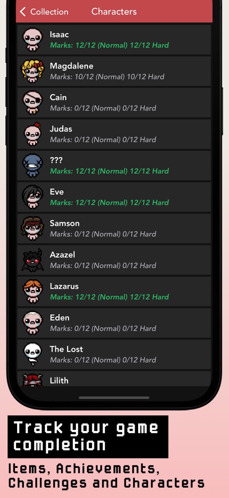 Guide for Binding of Isaac - Reference App | MWM