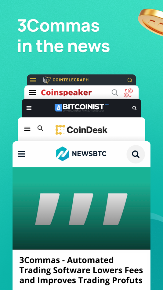 #7. 3Commas: Crypto Trading Tools (iOS) Bởi: 3C Trade Tech Ltd