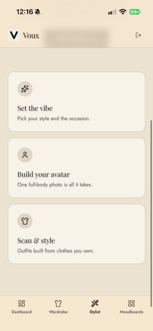 Screenshot 3 of Voux - AI Personal Stylist App