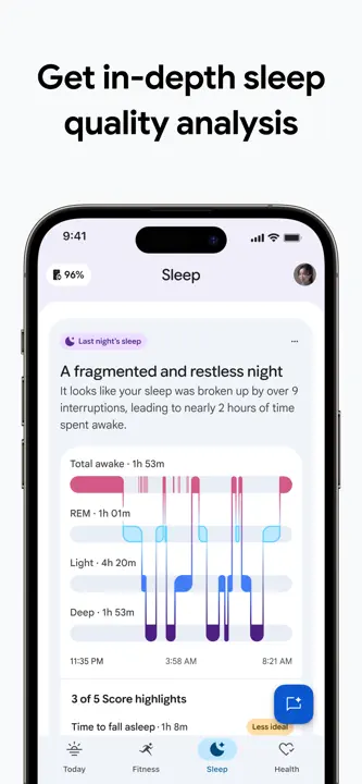 Google Health (Fitbit): Screenshot 3 von 5