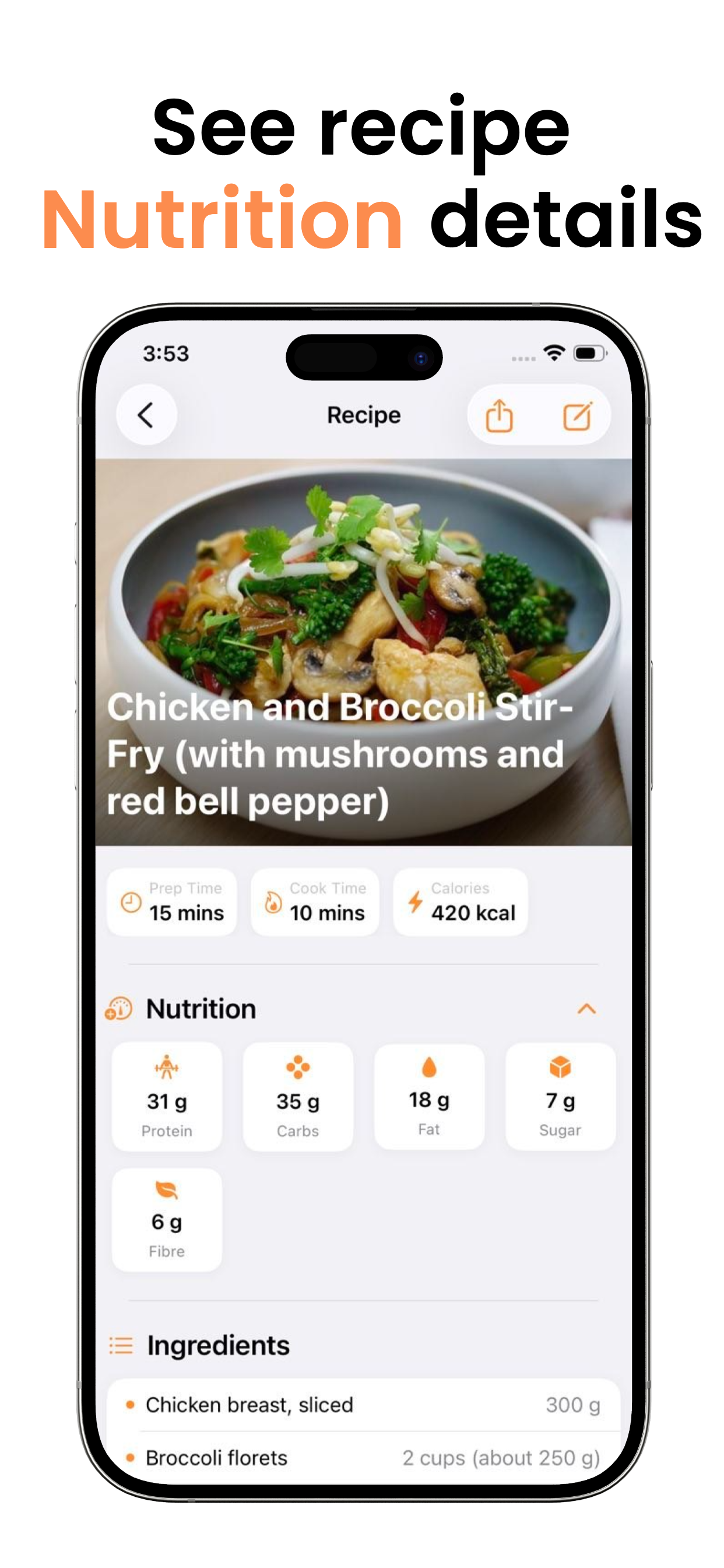 Recipe from Meal Photo screenshot 4