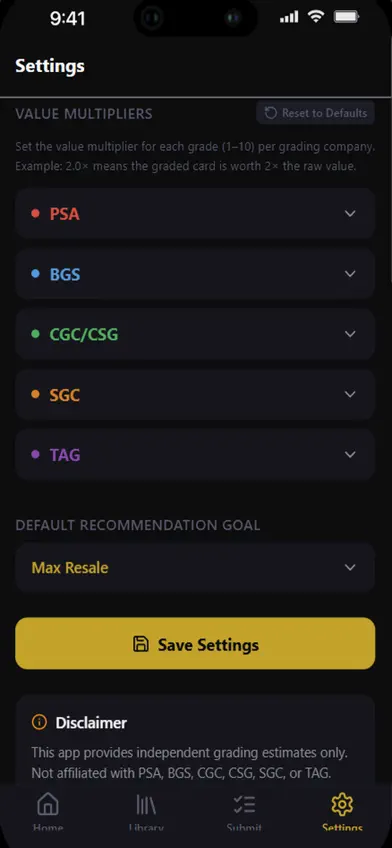 Card Grader: Make It Minty screenshot 4