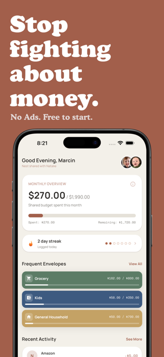 Hearth: Couples Budget Screenshot 1 of 8