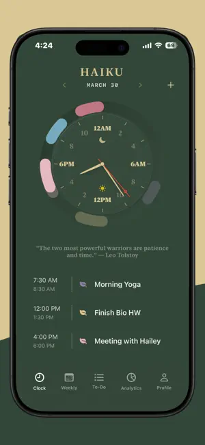 Haiku Ring: Visual Schedule screenshot 2