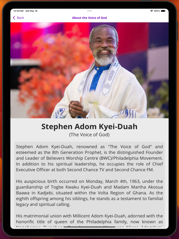 Second Chance Tv iPad screenshot 1 - Productivity app