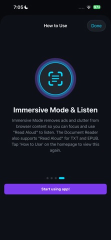 Auto Scroll Reader iPhone screenshot