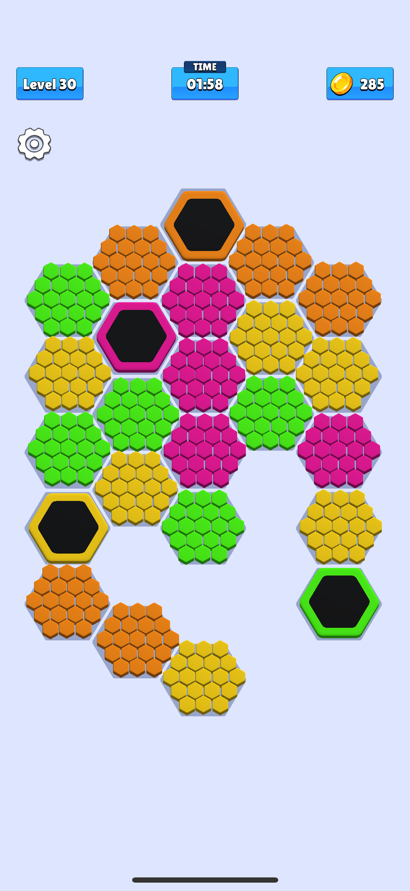 Hexa Hole Puzzle screenshot 4