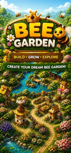 Bee Garden : idle game screenshot 1