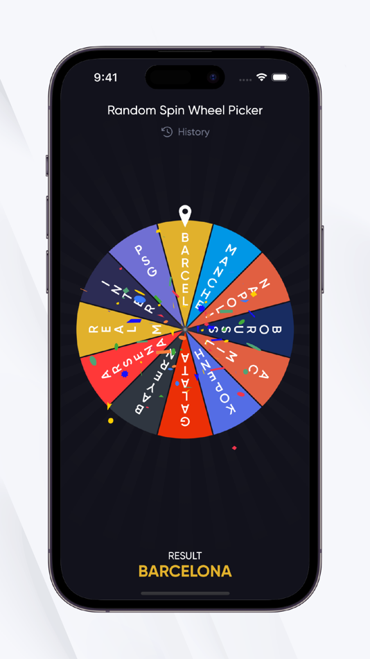 #6. Random Spin Wheel Picker Game (iOS) 由: UGUR DALKIRAN