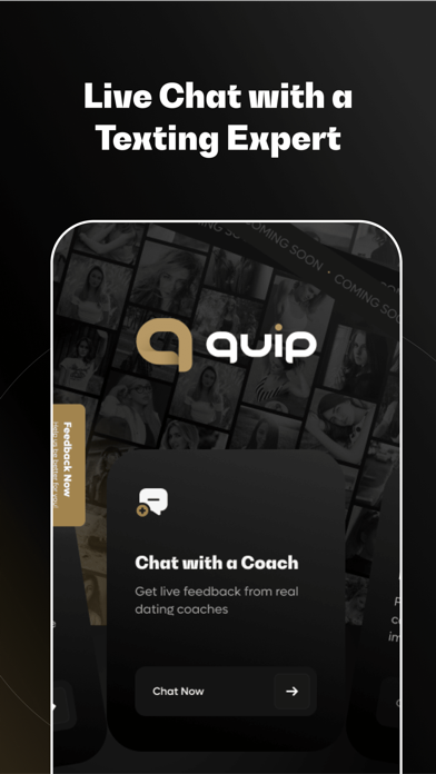 Quip: Text Game & Social Media Screenshot
