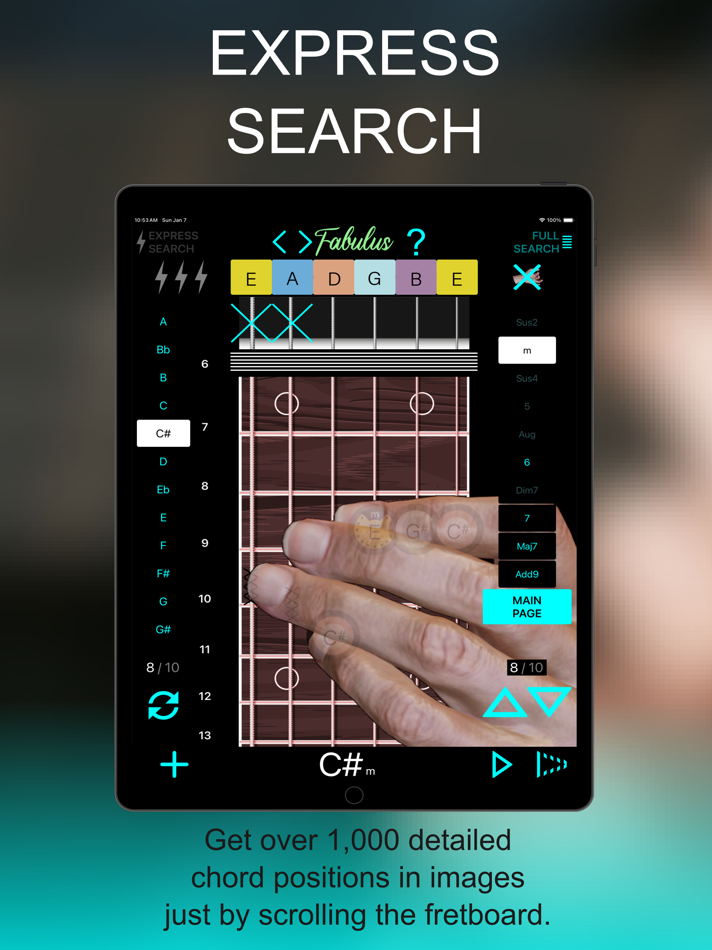 #5. Guitar Chord Analyzer: FABULUS (iOS) 由: Fabrice Mac