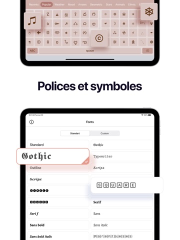 Fonts Art - Police d'écriture iPad screenshot 2