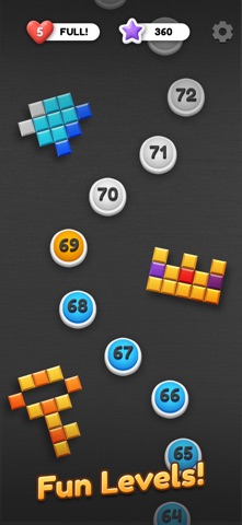 Blocks of Bitcoin: Puzzle Game iPhone screenshot