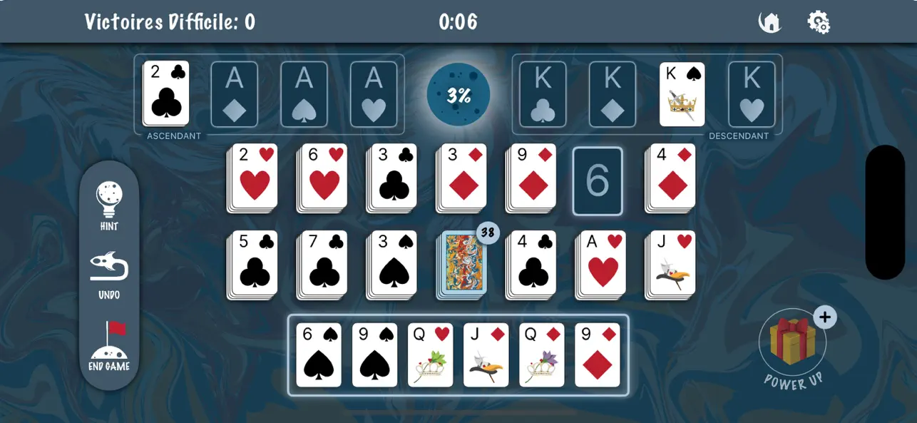 Screenshot #3 pour Blue Moon Solitaire