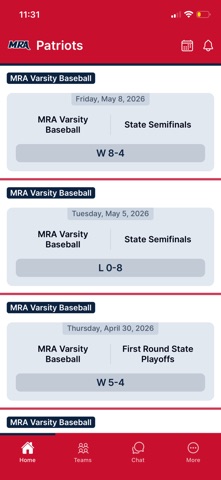 MRA Athletics screenshot