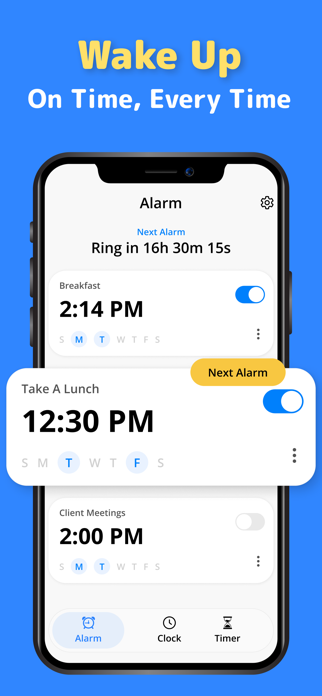 Simple Alarm Clock-Smart Wake Screenshot 1 of 5