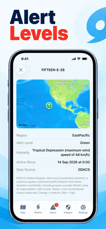 Hurricane Tracker & Storm Map screenshot 4 of 6