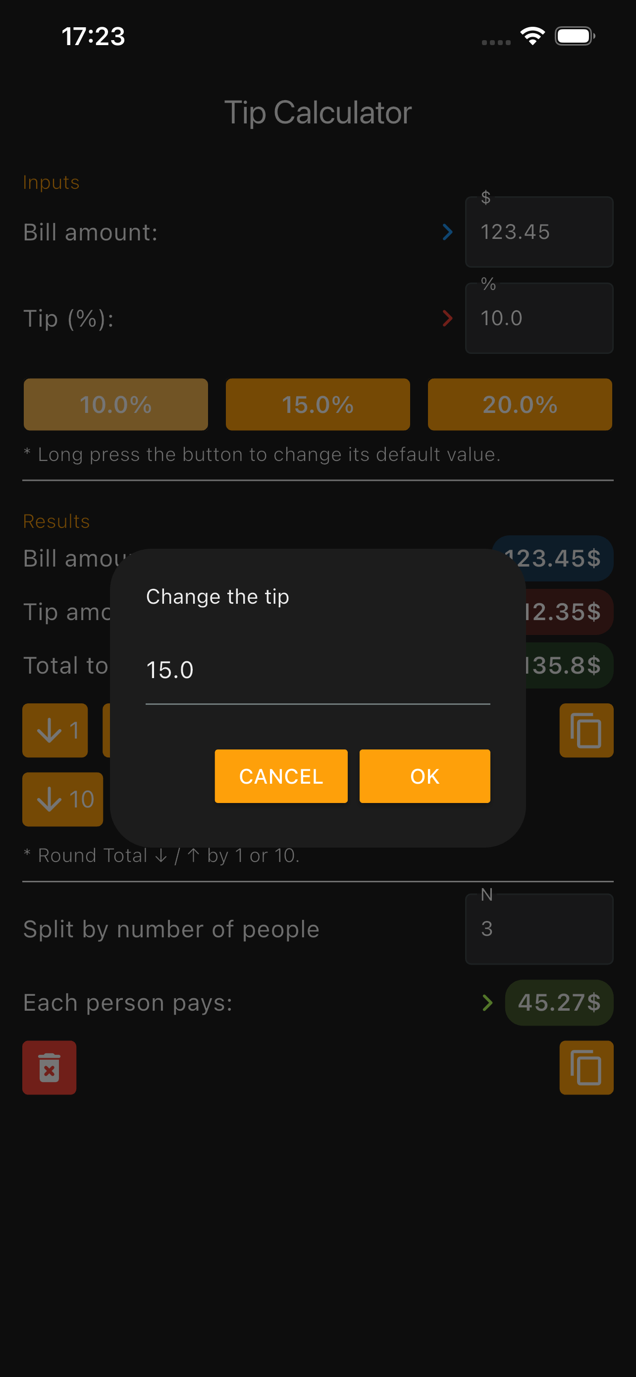 TiPercent: Tip Calculator screenshot 3
