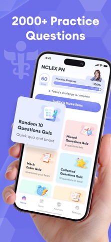 NCLEX PN Exam Practice 2026 iPhone screenshot