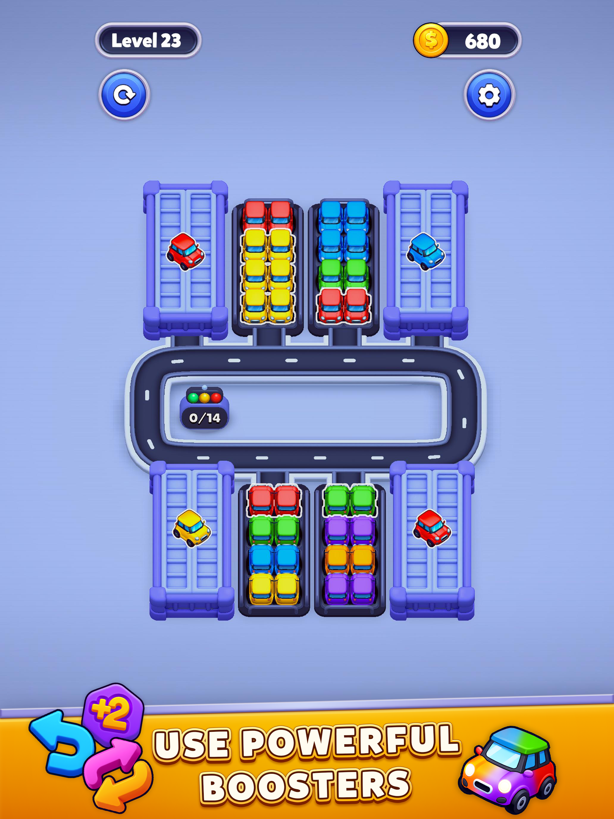 Car Sort: Color Puzzle