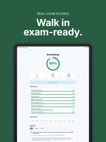 CMA & CCMA Exam Prep iPad screenshot