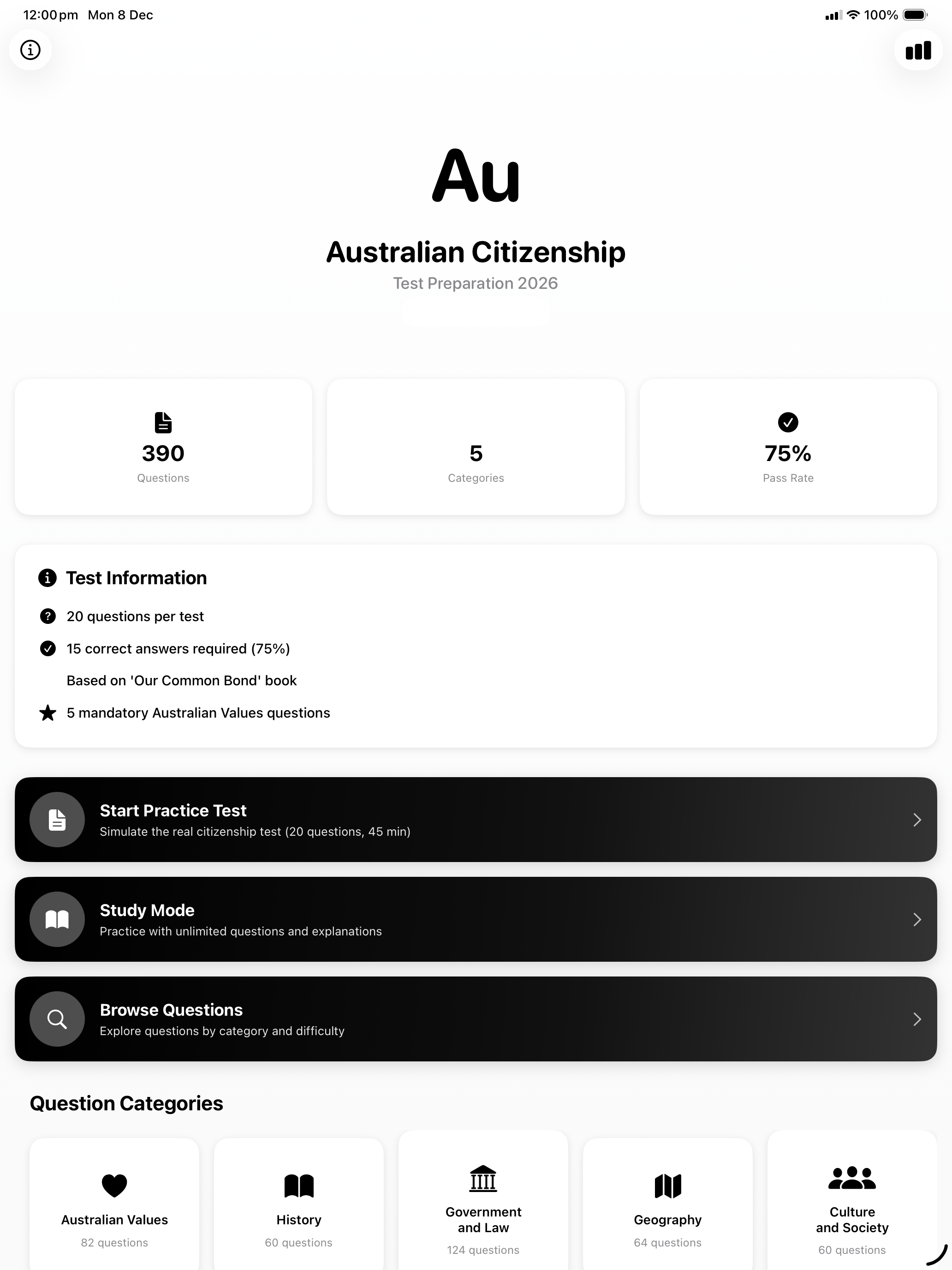 Australian Citizenship 2020 screenshot 6