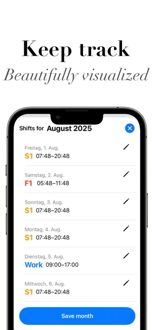WorkPal: Shift & Hours Tracker screenshot 3