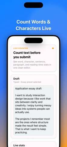 Word Counter: Text Limits screenshot