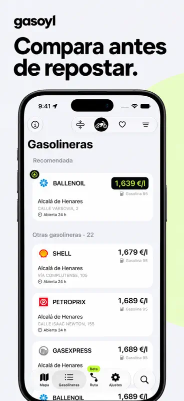 Gasoyl: Gasolineras baratas screenshot 2 of 7
