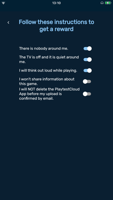 PlaytestCloud: Be a Playtester Screenshot
