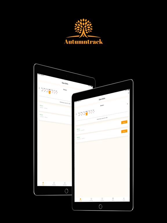 AutumnTrack iPad screenshot 1 - Business app