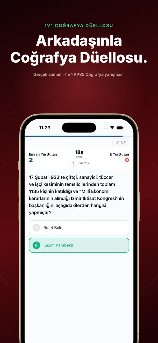 Screenshot #2 pour Coğrafya KPSS TYT AYT Soru Çöz