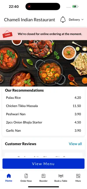 Chameli Indian Restaurant screenshot 2