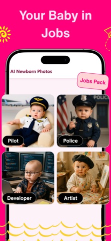 Newborn Baby AI Photo: NewPic screenshot