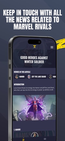 Marvel Rivals Tier List screenshot