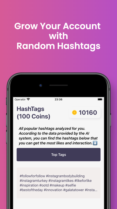 Hashtag - Real Followers Likes Screenshot