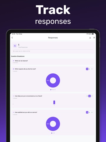 Form Maker for Google Forms iPad screenshot