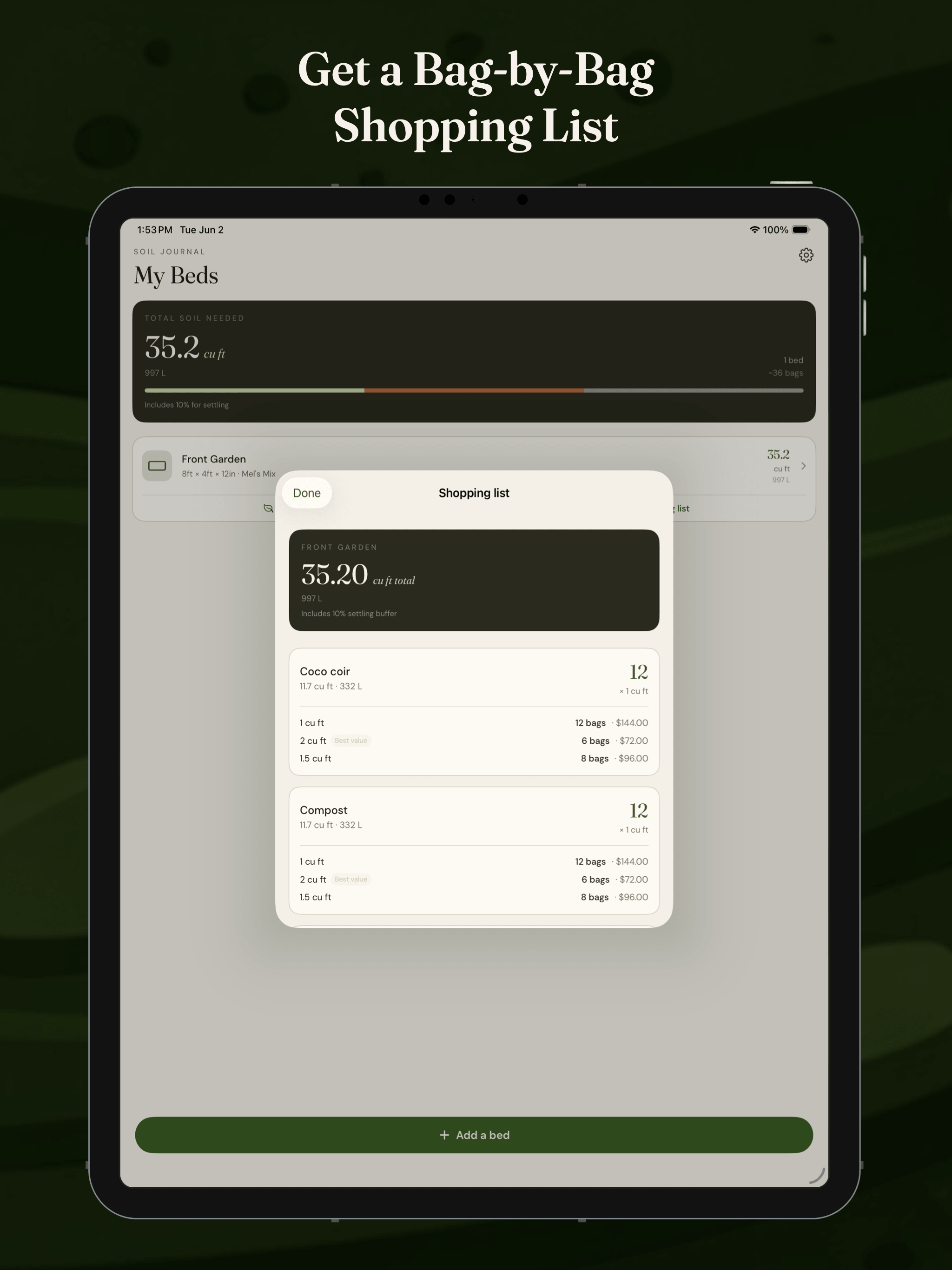 Raised Bed Soil Calculator screenshot 11