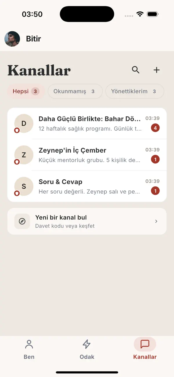 Screenshot #2 pour Bitir: Grup Koçluğu
