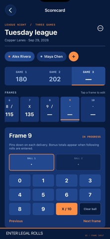 Spareline Bowling Series screenshot 2