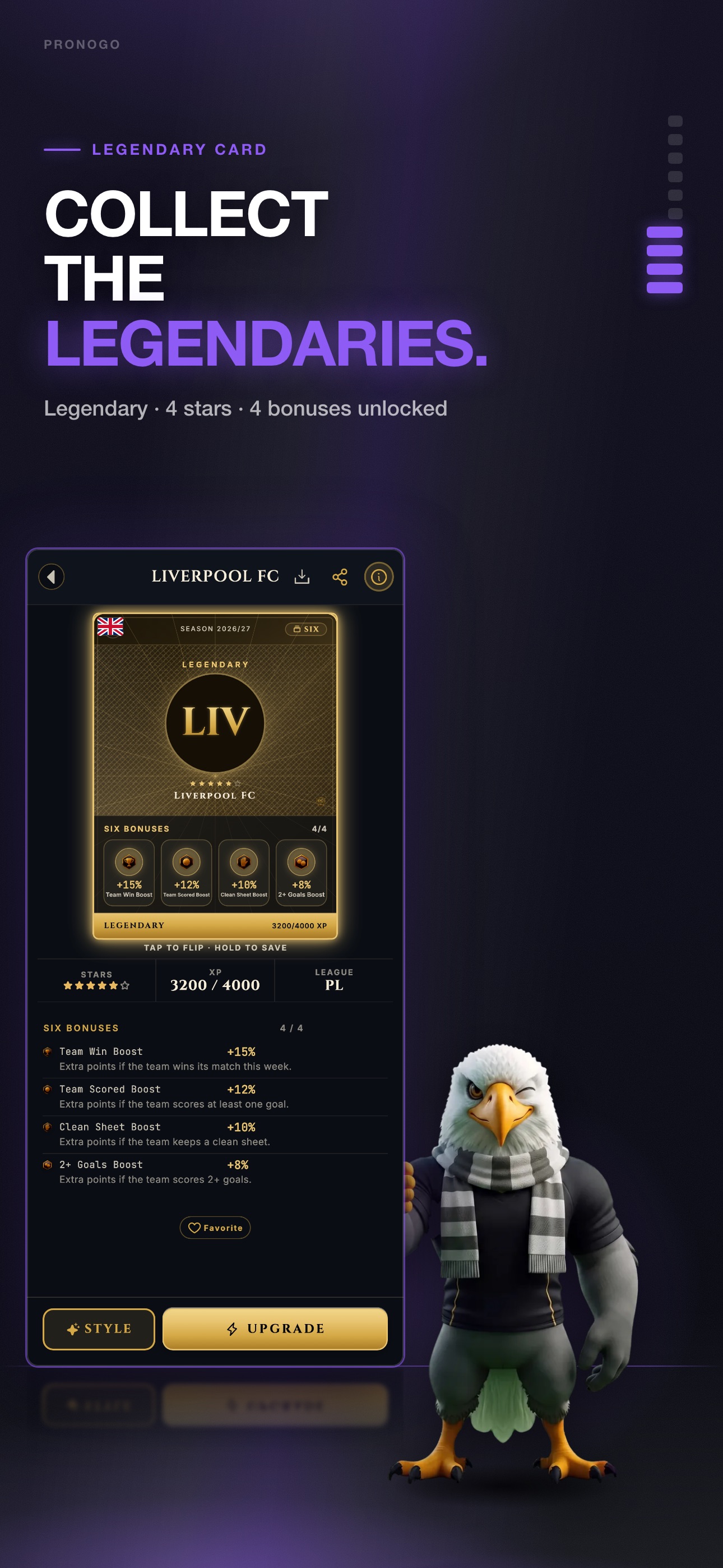 Screenshot 4 of PronoGo · Football Card RPG