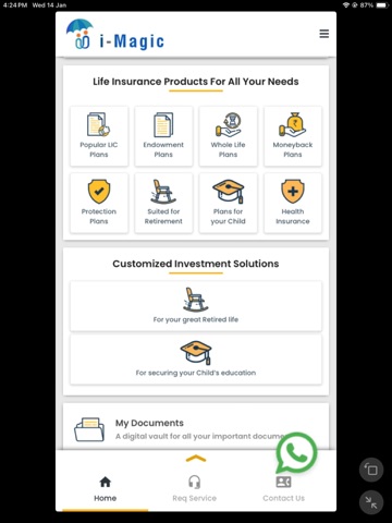 My-Insurance iPad screenshot