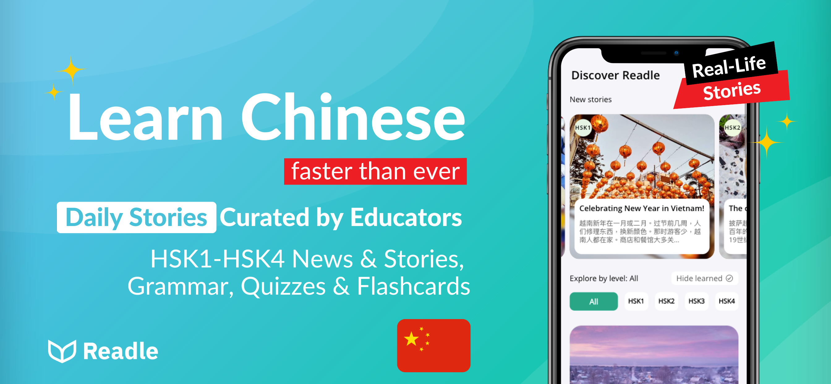 Learn Chinese: Readle Mandarin