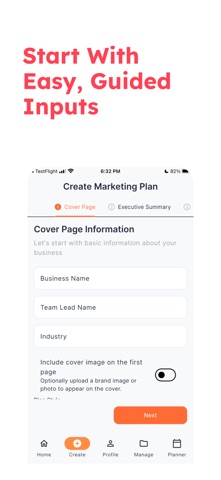Marketing Plan AI screenshot