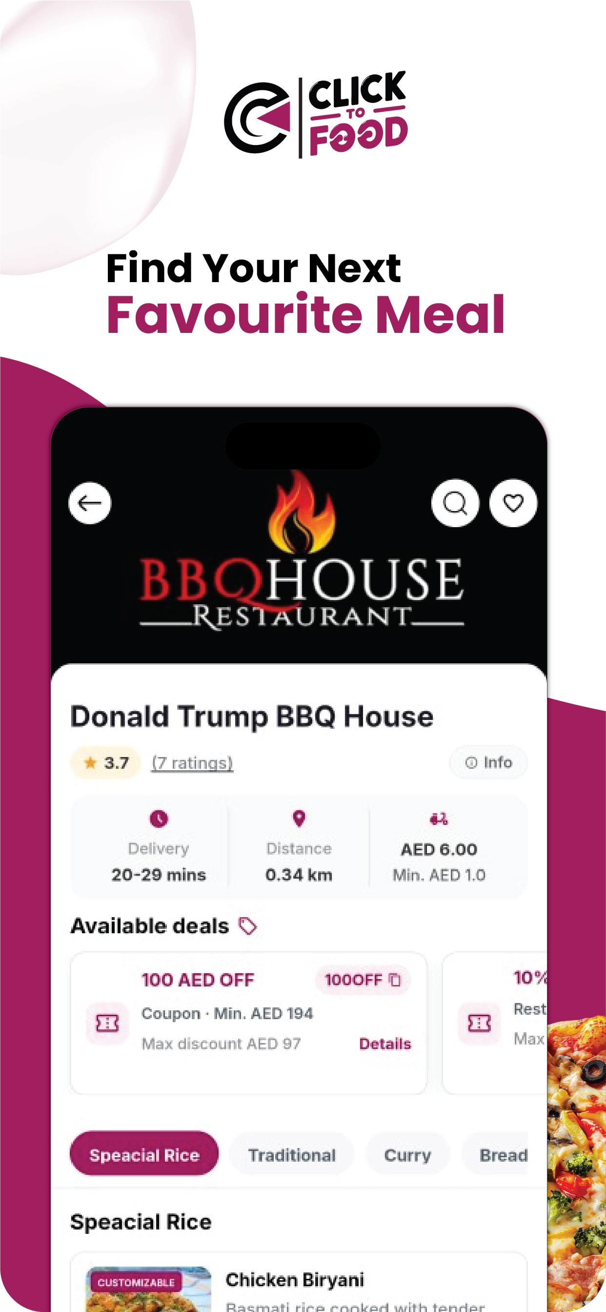 Click To Food screenshot 2