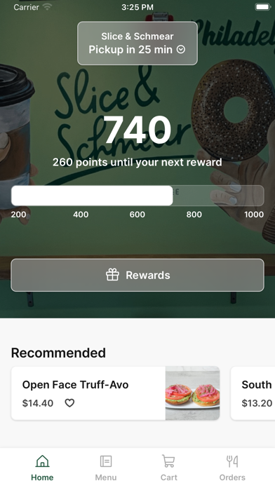 Slice & Schmear To Go iPhone screenshot 1 - Food & Drink app