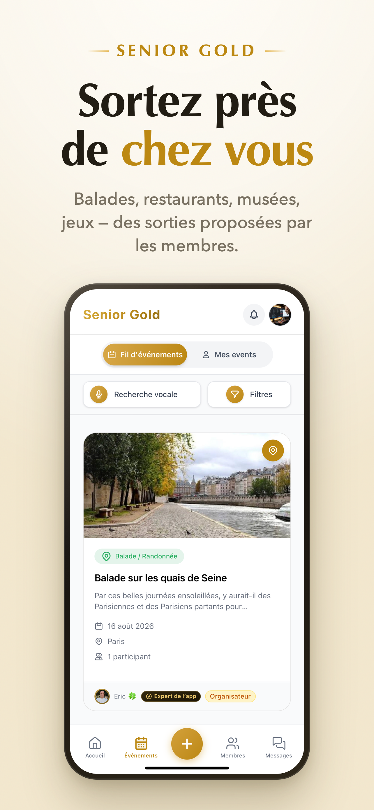 Seniors - Amitiés & Rencontres screenshot 4