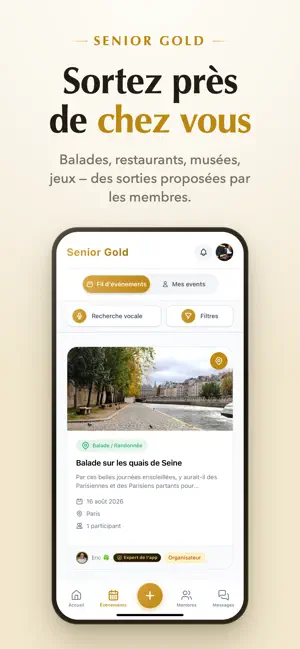 Seniors - Amitiés & Rencontres screenshot 4